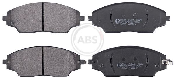 Brake Pad Set, disc brake 37987