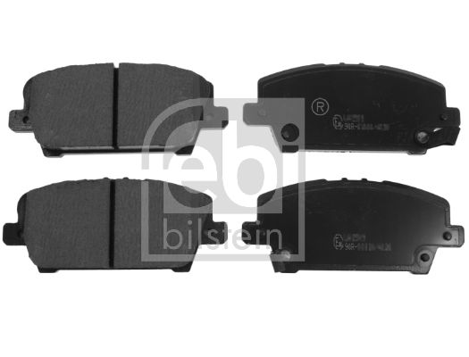 Brake Pad Set, disc brake 16802