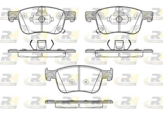 Bremsbelagsatz, Scheibenbremse