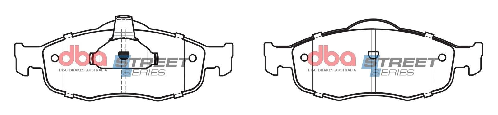 DBA SS STREET SERIES BRAKE PADS [ Ford Coogar & Mondeo 1995-2004 F ] - TecDoc Only