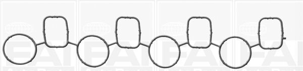 Dichtungssatz, Ansaugkr&uuml;mmer