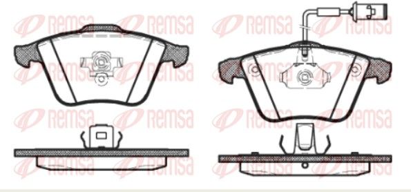 Premium Front Brake Pad Set Premium Front Brake Pad Set