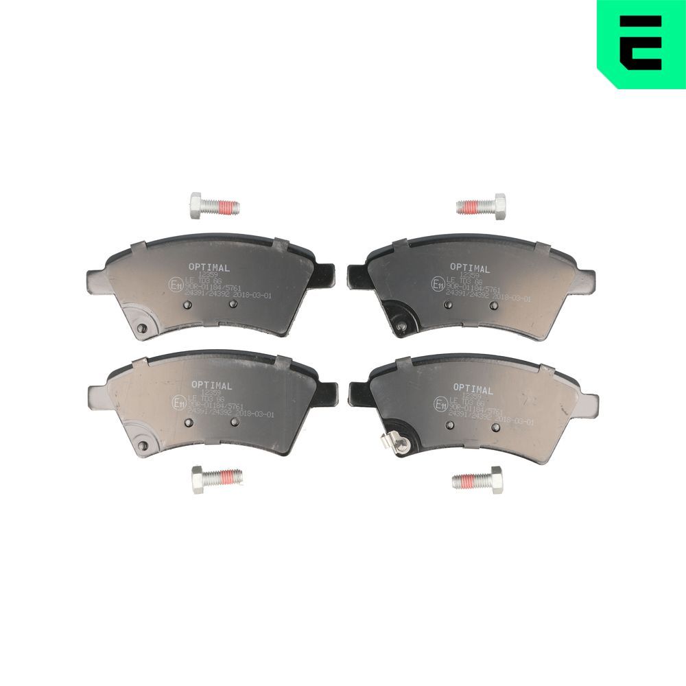 OPTIMAL BP-12359 - Bremsbelagsatz, Scheibenbremse