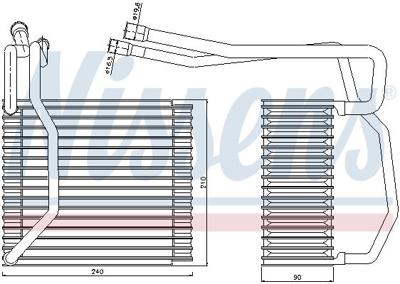 Verdampfer, Klimaanlage Verdampfer, Klimaanlage