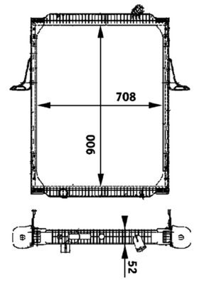 Radiador, refrigeración del motor