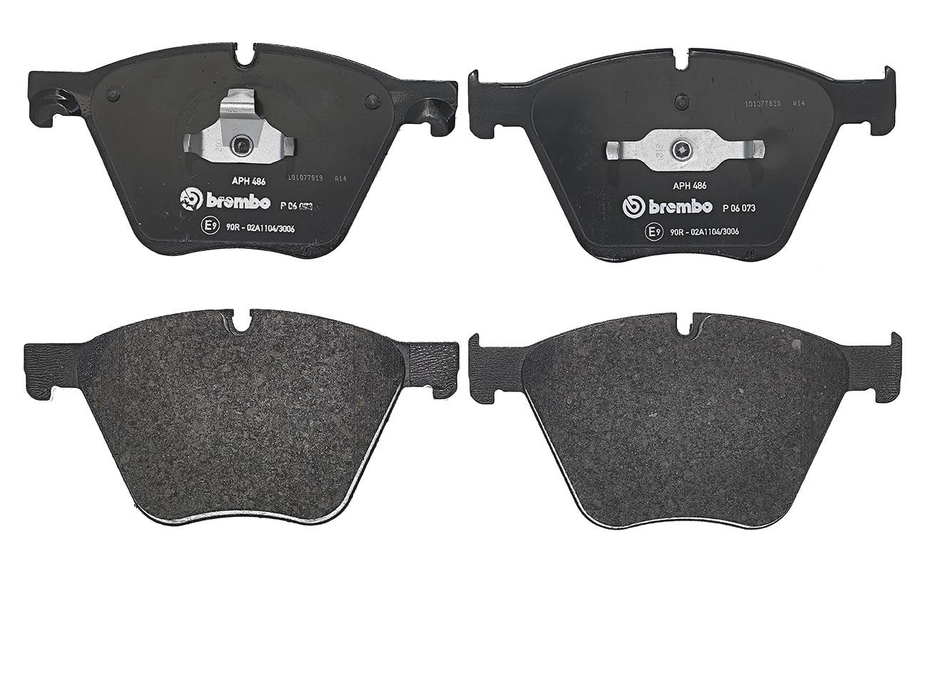 Brembo P 06 073 Bremsbelagsatz, Scheibenbremse