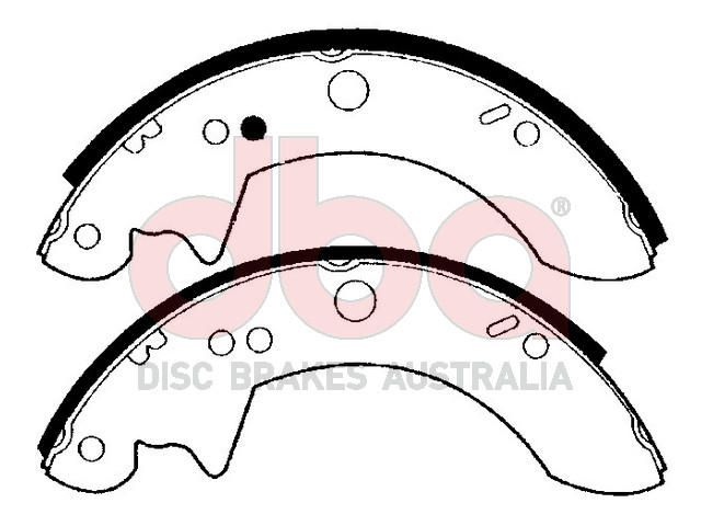Street Series Brake Shoes [Ford 254mm] - TecDoc Only