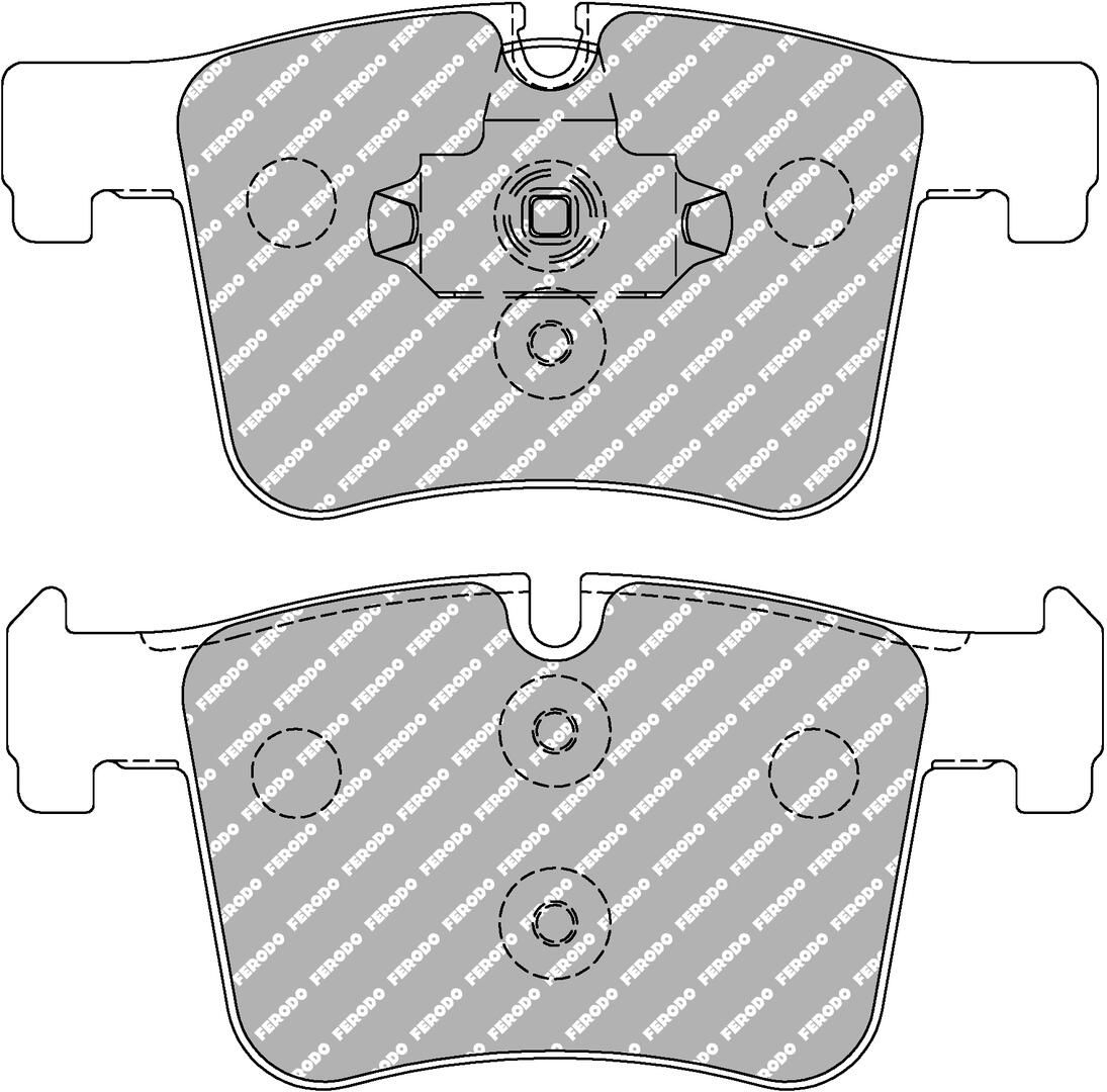 Ferodo Racing FCP4394H - Bremsbelagsatz, Scheibenbremse