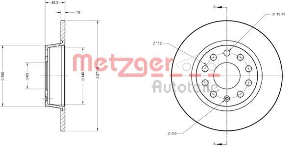 Brake Disc 6110108