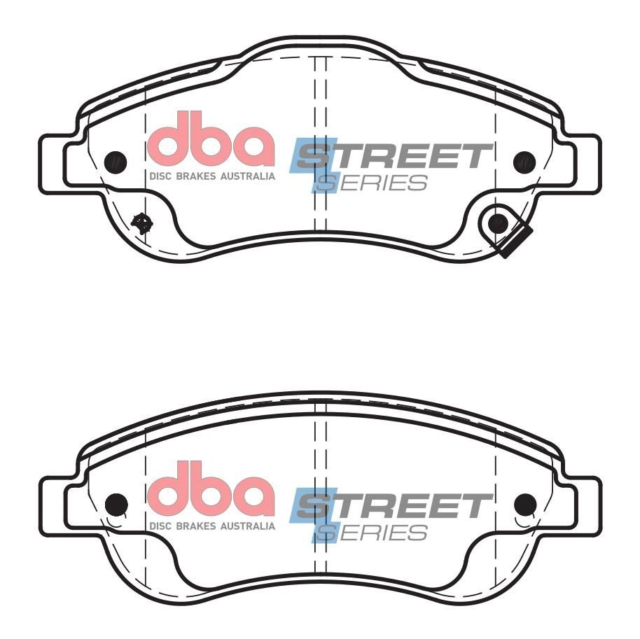 DBA SS STREET SERIES BRAKE PADS [ Honda CR-V 2012 - On F ] - TecDoc Only