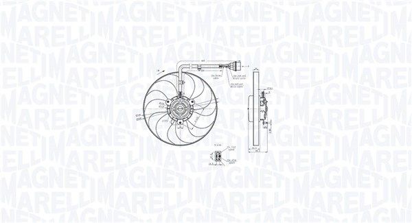 MAGNETI MARELLI 069422847010 - Lüfter, Motorkühlung
