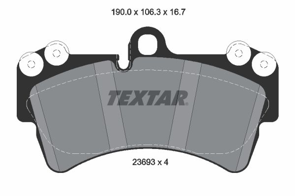 Brake Pad Set, disc brake 2369381