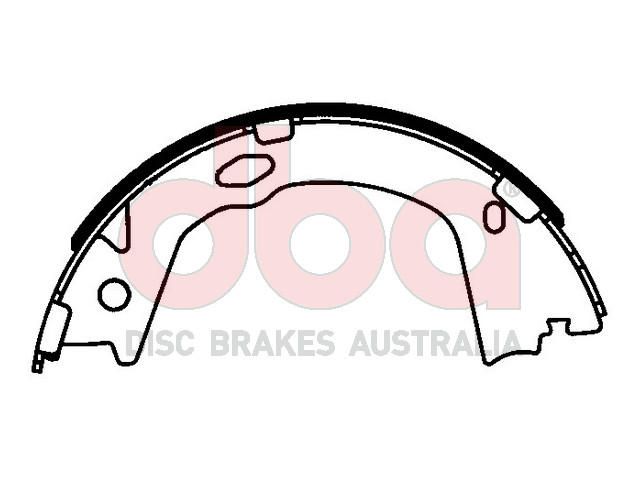 Street Series Brake Shoes [Kia Parking Brake 167mm] - TecDoc Only