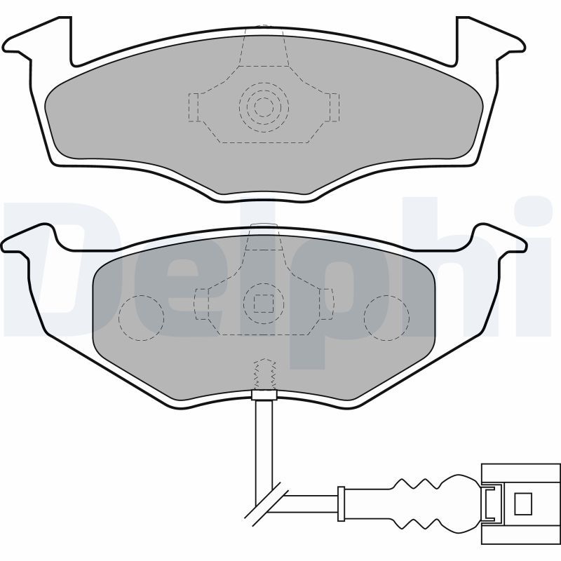 Brake Pad Set, disc brake LP1709