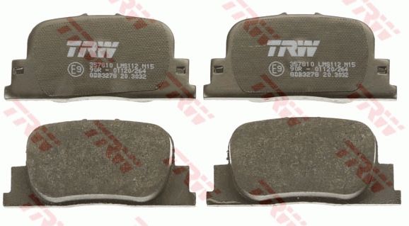 TRW DISC BRAKE PADS - TecDoc 2