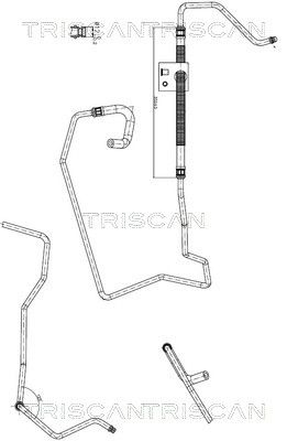 TRISCAN 8516 28003 Hydraulic Hose, steering