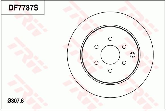TRW BRAKE DISC - TecDoc Only
