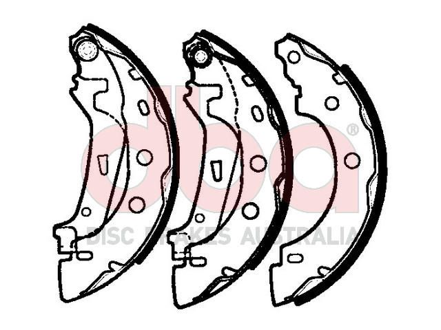 Street Series Brake Shoes [Renault Kangoo 2004-10 203.2mm] - TecDoc Only