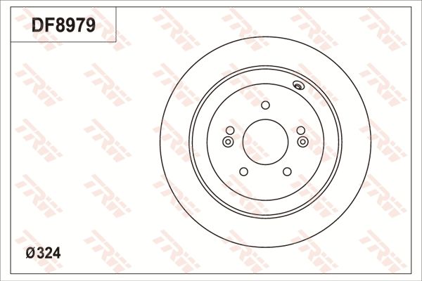 TRW BRAKE DISK - TecDoc Only
