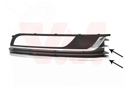 VAN WEZEL 5740596 - L&uuml;ftungsgitter, Sto&szlig;f&auml;nger ** Equipart **