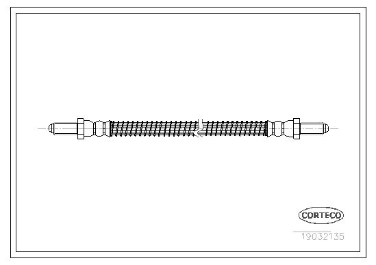 FLEXIBLE DE FREIN FORD-DAIMLER-J  0705