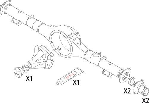 Dichtungssatz, Differential