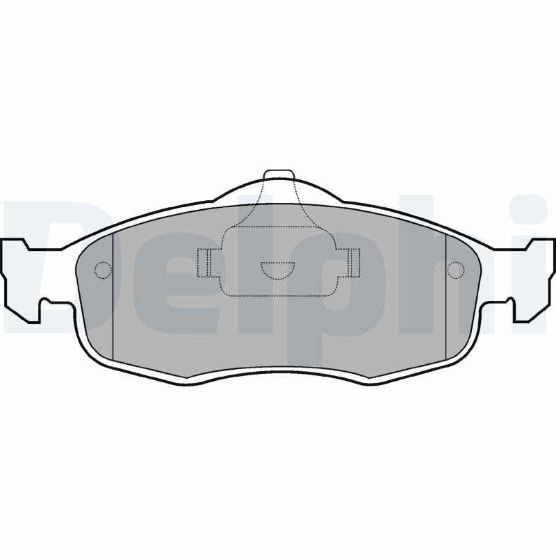 Brake Pad Set, disc brake LP782