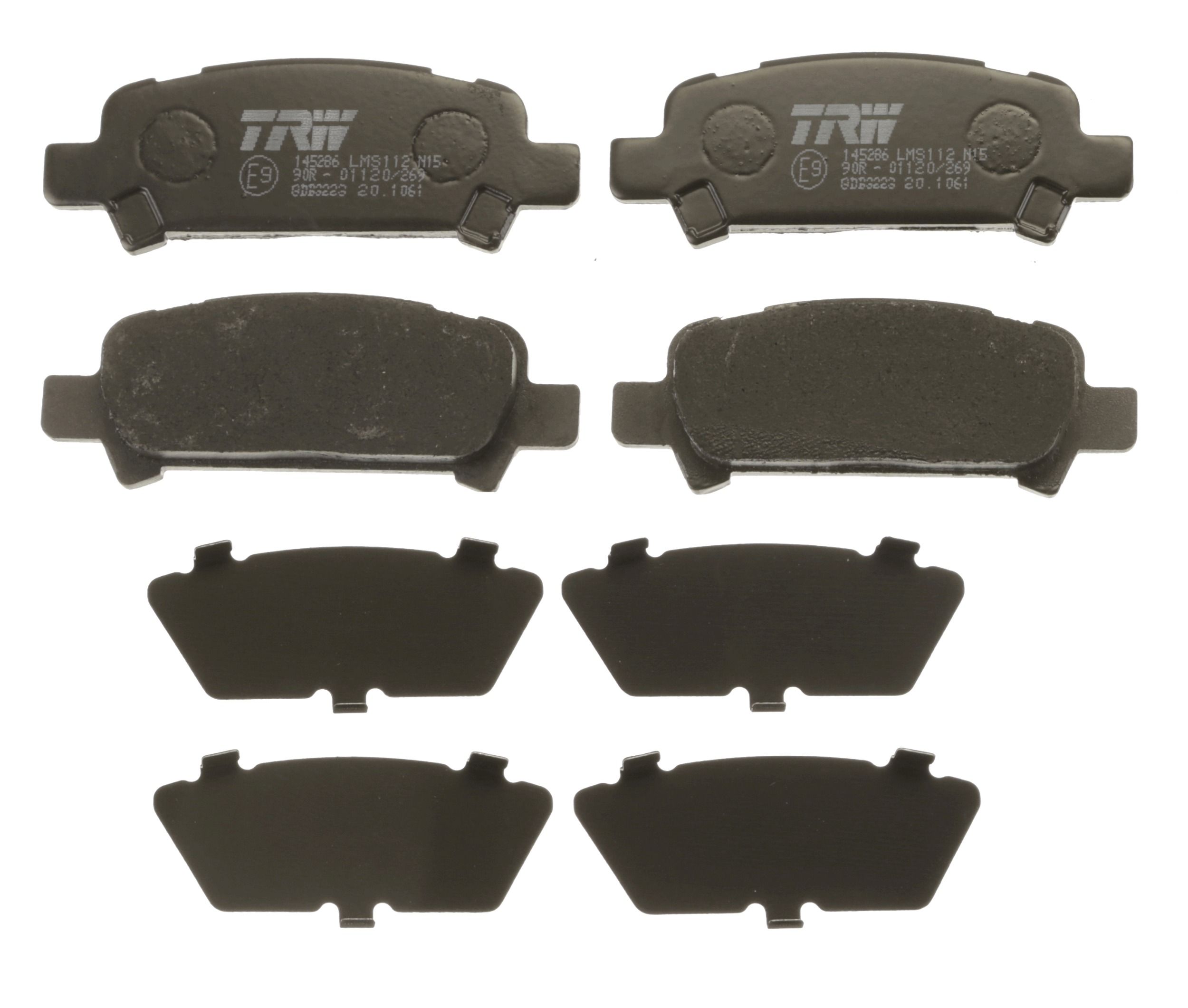 TRW DISC BRAKE PADS - TecDoc 2