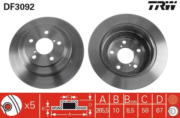 Brake Disc DF3092