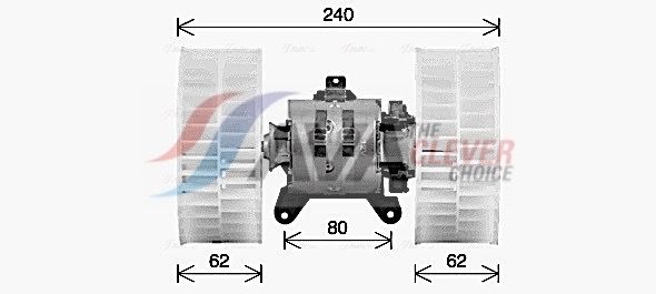 AVA QUALITY COOLING MS8770 - Innenraumgebl&auml;se