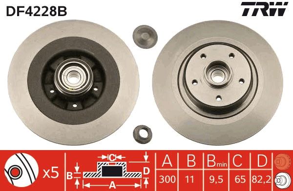 Brake Disc DF4228BS