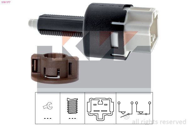 KW 510 177 - Bremslichtschalter