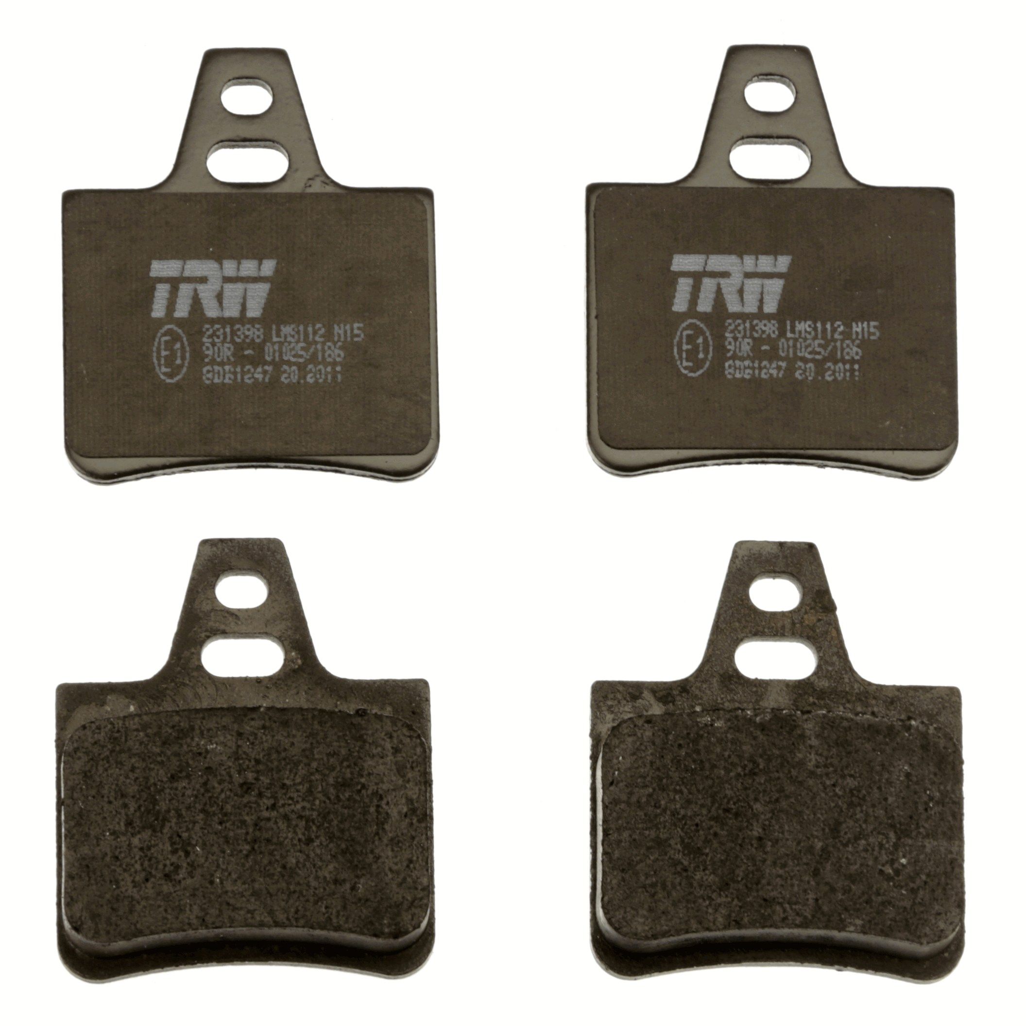 TRW DISC BRAKE PADS - TecDoc 2