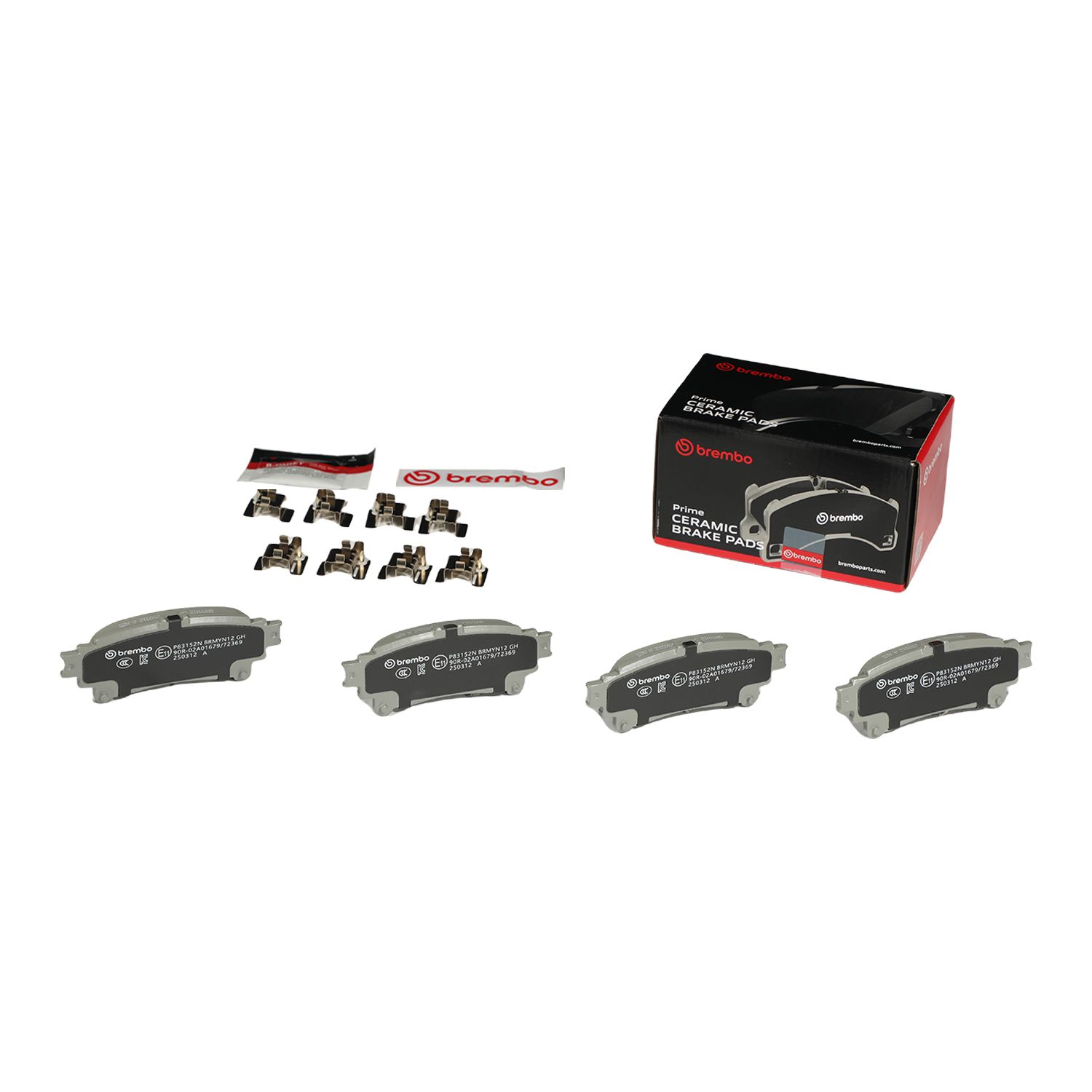 BREMBO DISC PAD -  TOYOTA SIENNA 11- (RR) - TecDoc 1