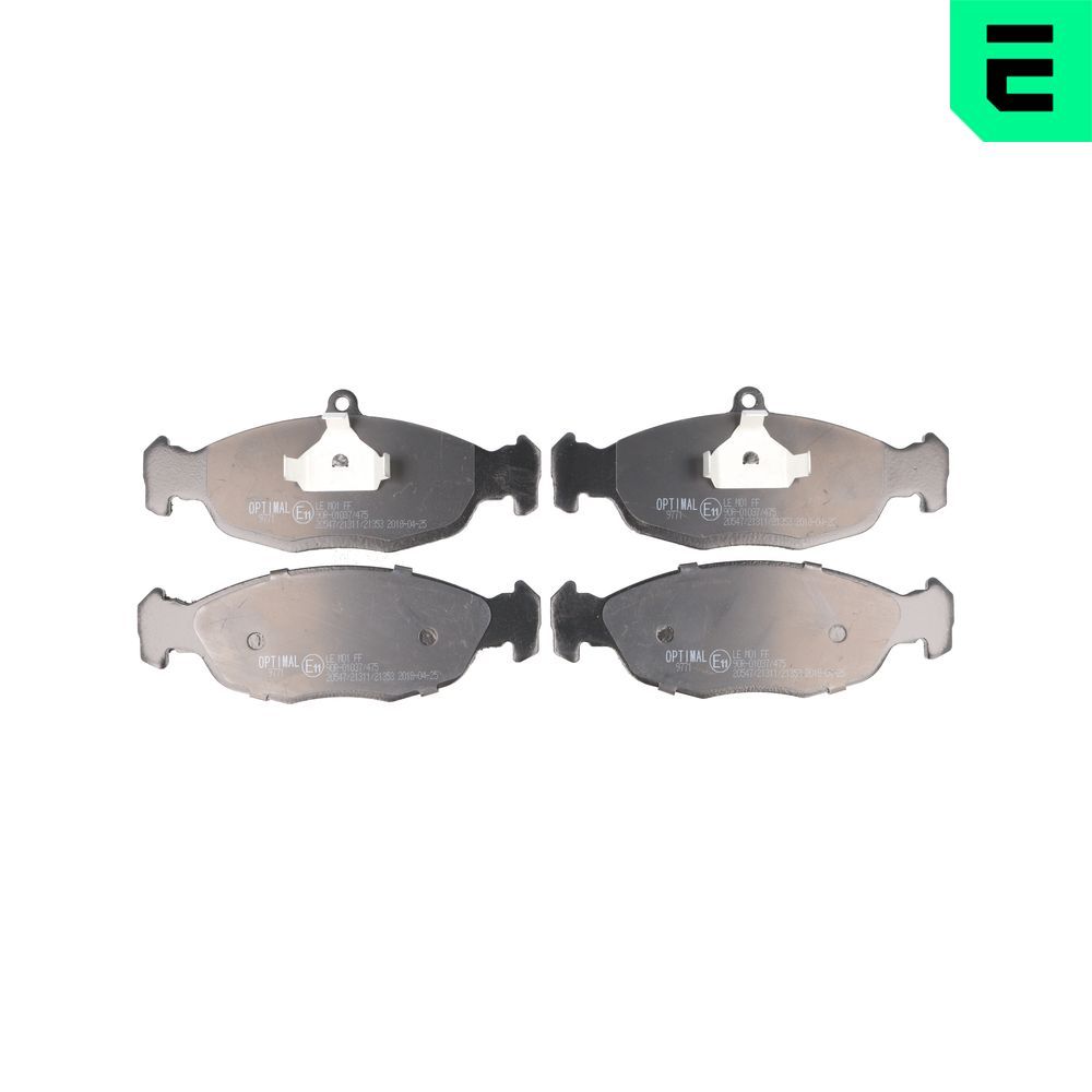 OPTIMAL BP-09771 - Bremsbelagsatz, Scheibenbremse