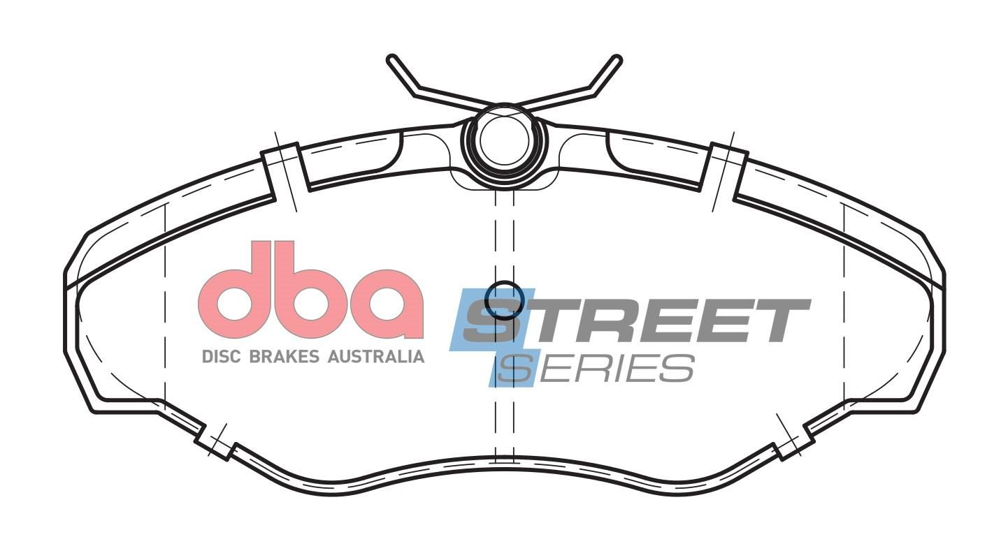 DBA SS STREET SERIES BRAKE PADS [ Renault Traffic 2001 - 2014 F ] - TecDoc Only