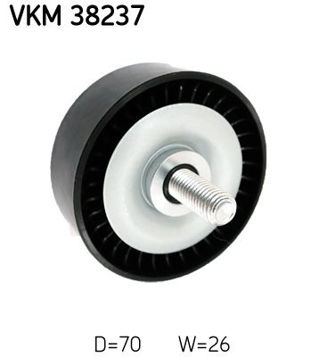 Umlenk-/F&uuml;hrungsrolle, Keilrippenriemen
