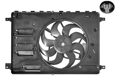 L&uuml;fter, Motork&uuml;hlung