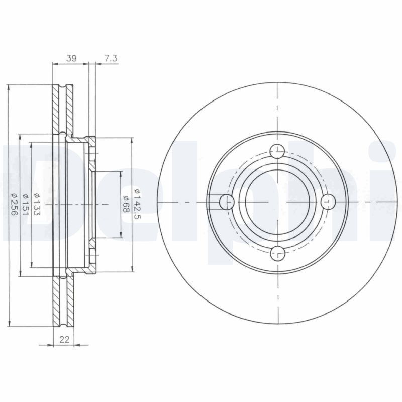 Brake Disc BG2272