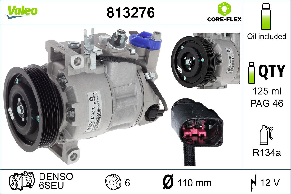 VALEO 813276 - Kompressor, Klimaanlage