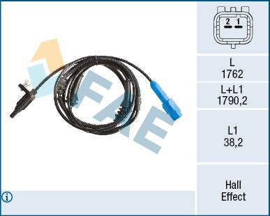 Sensor, wheel speed 78516