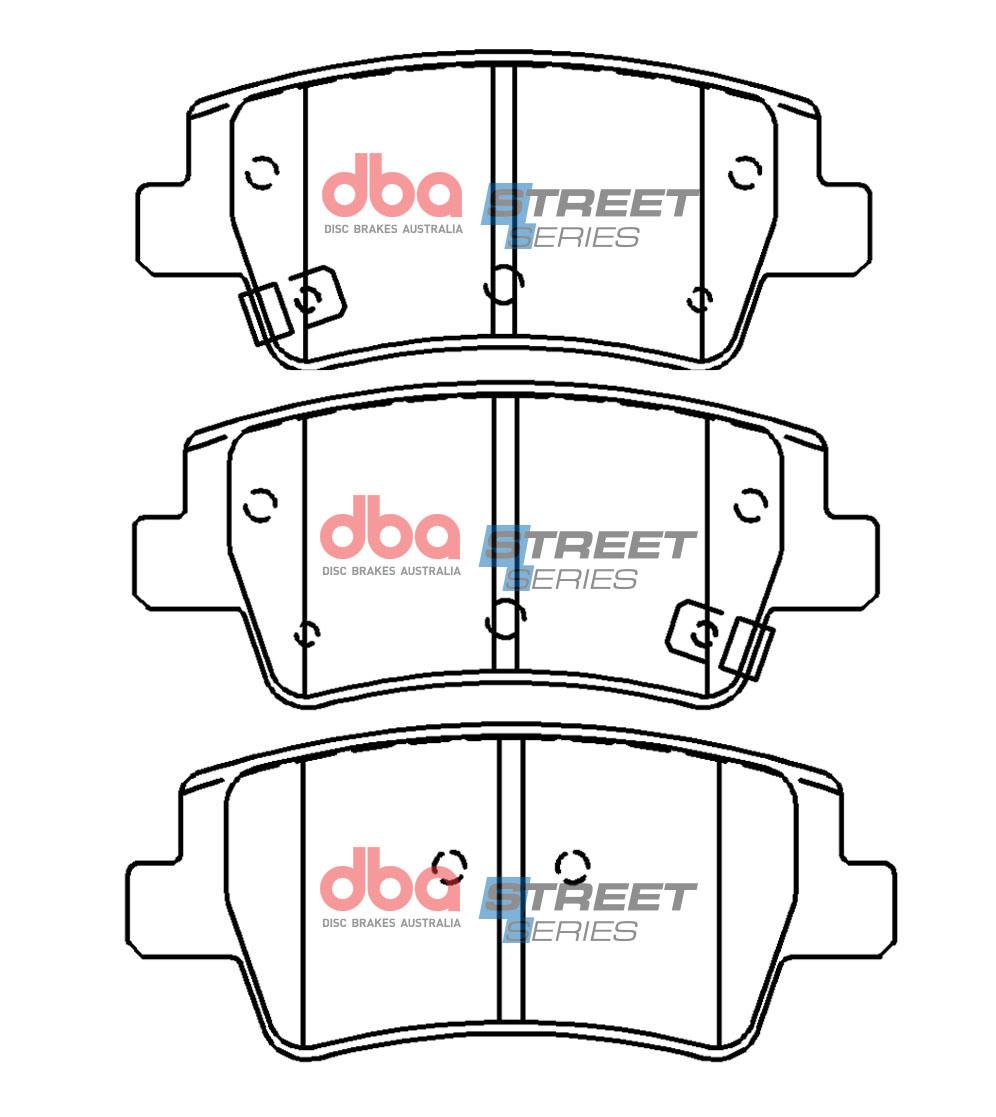 DBA SS STREET SERIES BRAKE PADS [Hyundai I30 2.0L G4NL - 2020 on R] - TecDoc Only