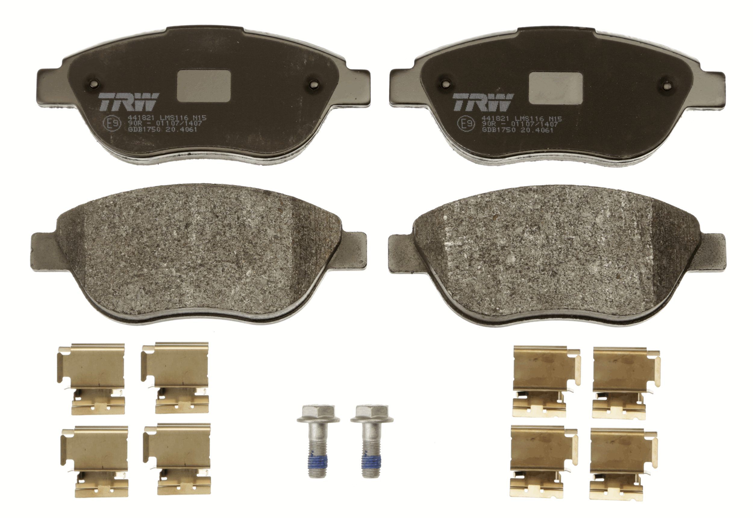 TRW DISC BRAKE PADS - TecDoc 2