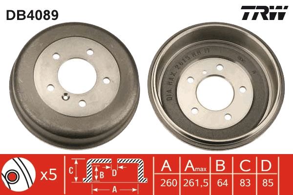 TAMBOUR DE FREIN  9900