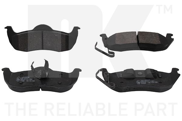 Bremsbelagsatz, Scheibenbremse