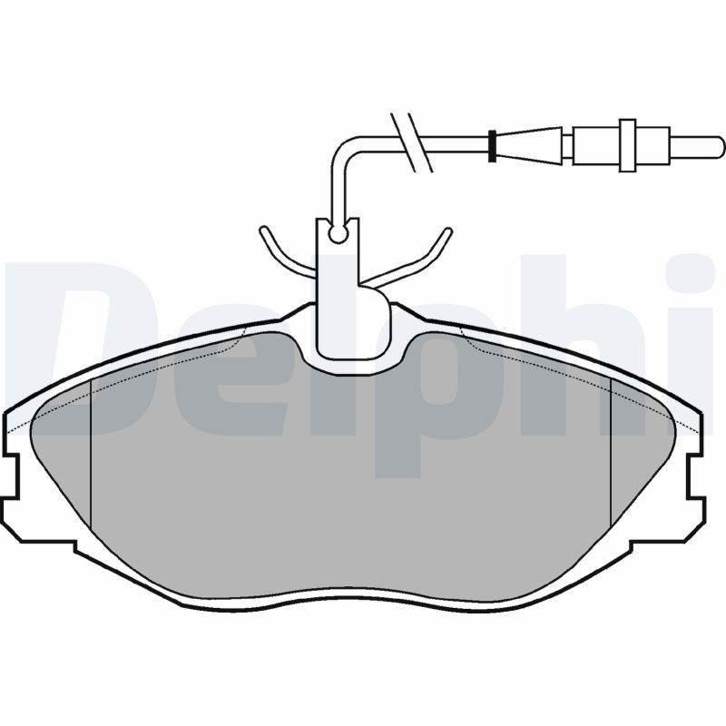 Brake Pad Set, disc brake LP986