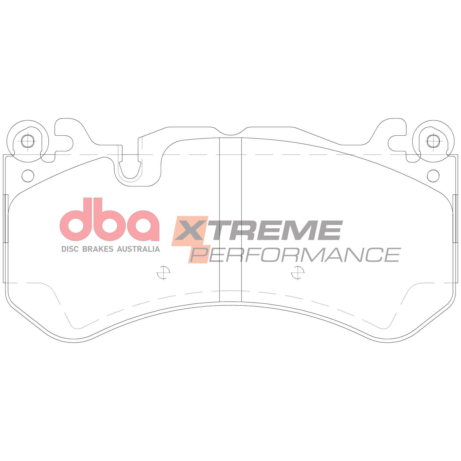 DBA XP XTREME PERFORMANCE BRAKE PADS [ Mercedes-Benz C63 AMG / CLS63 AMG / SL65 AMG - 2017 - On  F ] - TecDoc Only