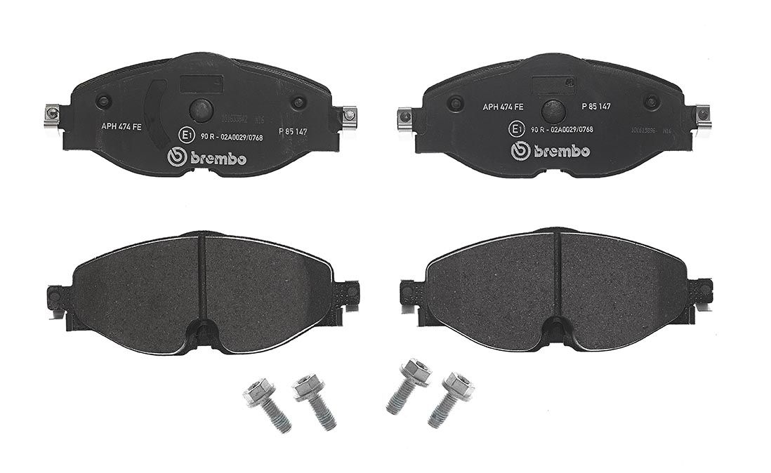 BREMBO P 85 147 - Bremsbelagsatz, Scheibenbremse PRIME LINE