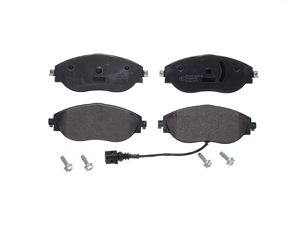 BREMBO P 85 131 - Bremsbelagsatz, Scheibenbremse PRIME LINE