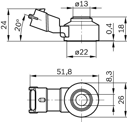 Klopfsensor